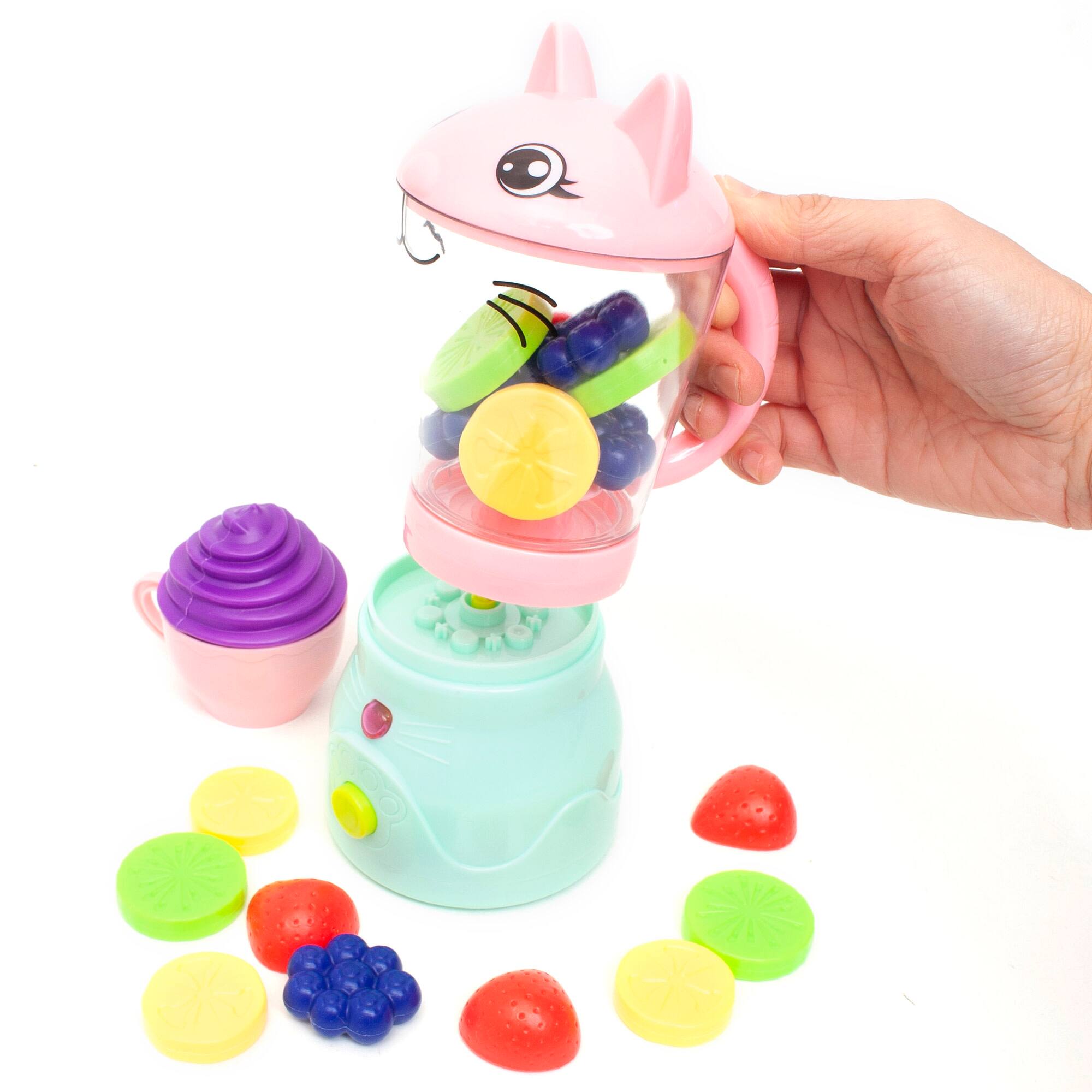 Zoo Troop Kitty Smoothie Maker Animal Themed Kitchen Playset